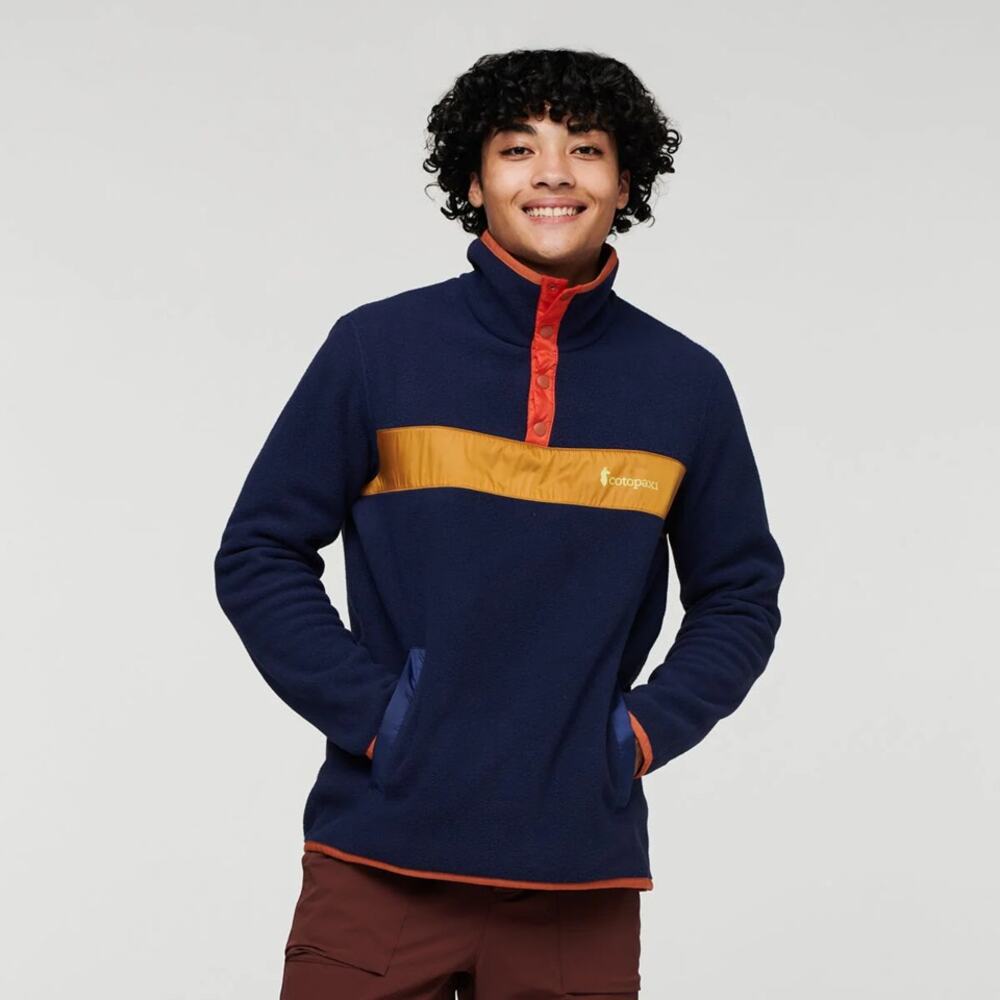 Cotopaxi Teca Fleece High Neck Outdoor Pullover Sweater Campfire Blue XXL NWT